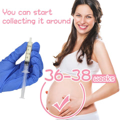 TrelaCo syringe vacuum-collection tip supports efficient expressed colostrum capture.