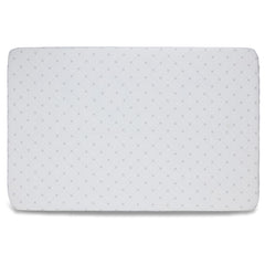 TRENDHUB Remi bassinet mattress cover shows secure tab fit for Remi playard