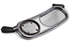 TRENDHUB snack tray attached to stroller offers a secure on-the-go snack station.