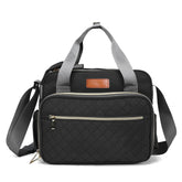TRENDPLAY small diaper bag tote top-opening zipper design for quick access during outings.