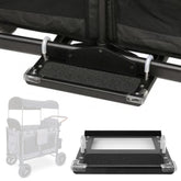 Tributary Brands step attachment on Wonderfold W4, side view.