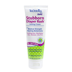 TriDerma MD Baby Diaper Rash Cream packaging highlights HSA/FSA eligibility and gentle formula.