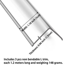 Trimold adhesive-back corner guard enables quick, tool-free installation
