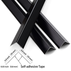Trimold polished aluminum surface is corrosion-resistant and easy to clean.