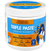 Triple Paste diaper cream tub 16oz provides a gentle barrier for sensitive baby skin.