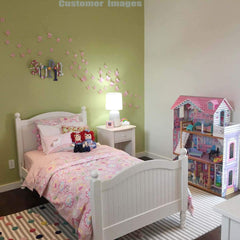 Trubetter waterproof butterfly wall decal keeps walls easy to clean.