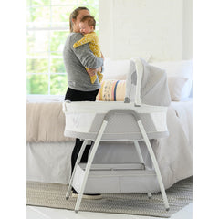TruBliss Journey 2-in-1 bassinet portable design for easy room-to-room transitions.