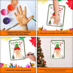TRUMPETIC Santa's Helper Elf Art features festive decor for nurseries or classrooms