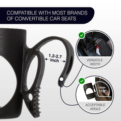 Trustic cup holder installation steps show quick tool-free mounting