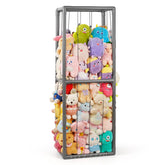 Trycooling Stuffed Animal Storage Zoo assembly view shows quick setup and space-saving design.
