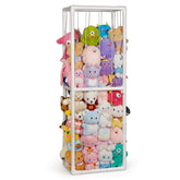 Trycooling stuffed animal storage zoo holder assembly for quick playroom setup