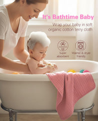TRYISDICDVC hooded baby towel 3-pack multi-color option highlights stylish bath time