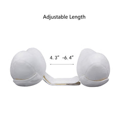 TRYTUTRY pink baby travel pillow compact size fits easily in a diaper bag.