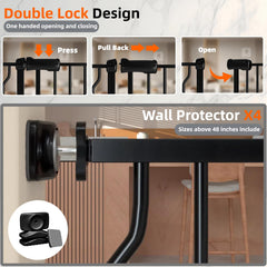 TSAYAWA durable-steel-gate offers long-lasting safety and sturdiness.