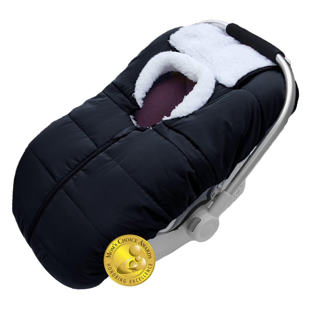 TSAYAWA Winter car seat cover fabric close-up showing windproof texture for cold weather.