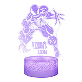 TSKVT Venom night light base provides a gentle glow for bedtime routines.