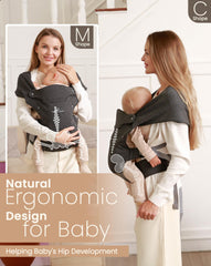 Tsrete Baby Carrier easy adjustment straps enable quick fit for parent and child