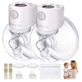 TSRETE wearable breast pump on the go for hands-free pumping.