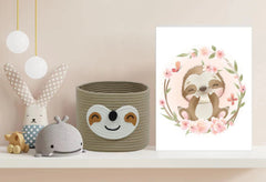 T&T Homewares sloth baskets nursery room decor add cute charm while reducing clutter.