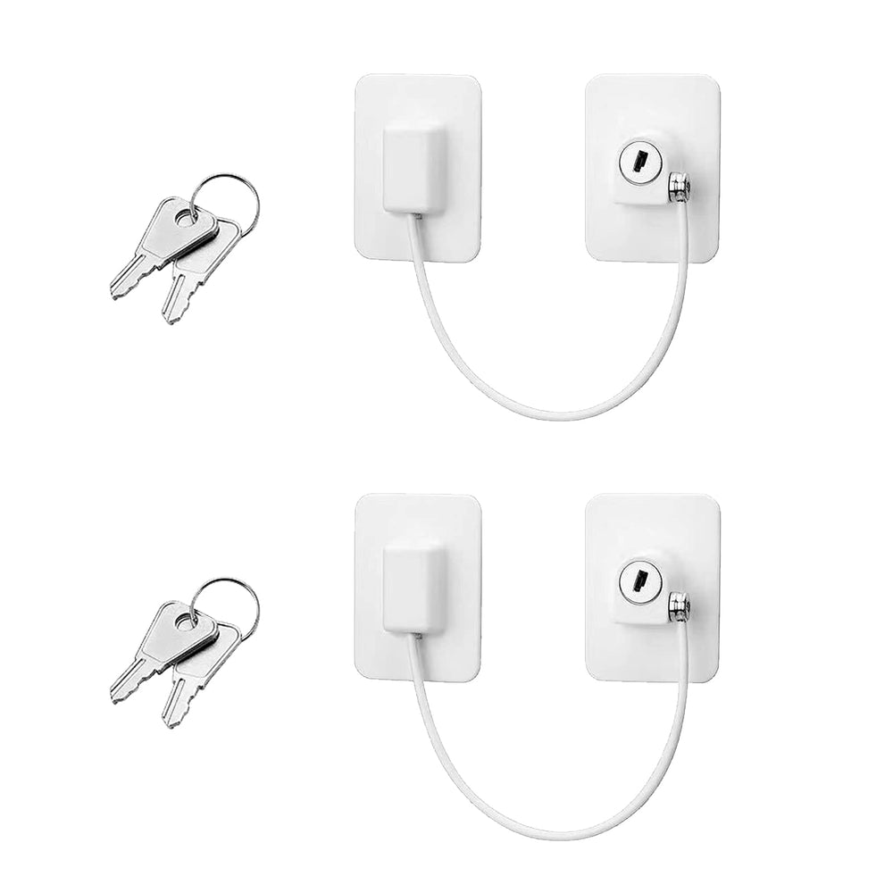 Ttdesefu window lock 2pc adhesive white setup for safer windows and quick installation.