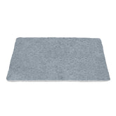 TTLOJ Rectangle Rug gray velvet close-up shows plush softness for playtime.