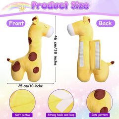 Tuanse bear seatbelt cushion close-up highlighting breathable fabric.