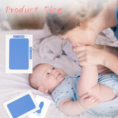 Tubuui no-mess ink pad prevents staining little feet during impressions.