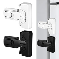 Tucnoeu fridge locks adhesive closeup shows strong mounting for child safety.