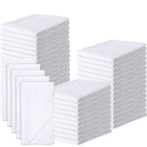 Tudomro birdseye cloth diapers 50-pack, reusable for daily baby care.