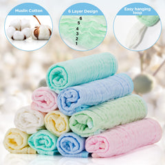 Tudomro muslin burp cloths yellow set cheerful practical for everyday baby care