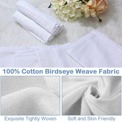 Tudomro soft cotton birdseye fabric close-up, gentle on baby skin.