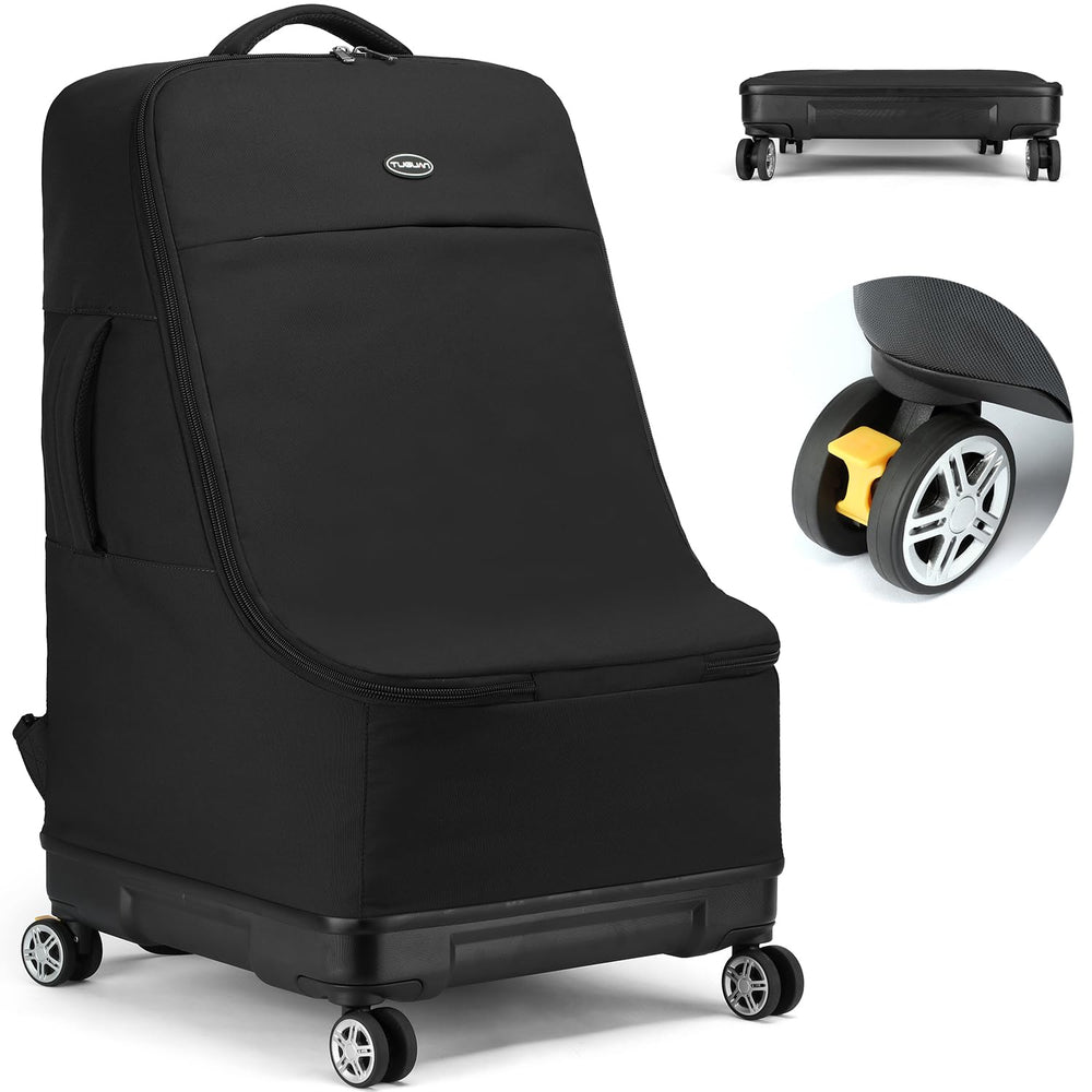 TUGUAN travel bag front view highlighting compact protection for car seats during trips.