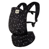 Tula Baby Carrier Lite folded in compact pouch for on-the-go storage.