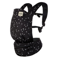 Tula Baby Carrier Lite folded in compact pouch for on-the-go storage.