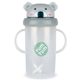 TUM TUM Tippy Up cup side view highlights kid-friendly self-feeding design