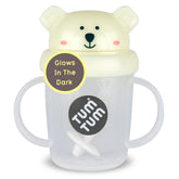TUM TUM Tippy Up Pete Polar Bear 200ml cup enables drinking from any angle.