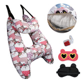 Tumahe car pillow for kids shows ergonomic H-shape neck support for long rides.