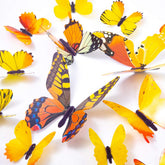 Tuosiwei butterfly wall decal set adds vibrant 3D wings for kids rooms.