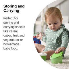 Tupperware Ideal Lit’l bowls are dishwasher safe for easy cleanup.