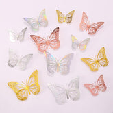Tuqiso 3D butterfly wall decor pack adds shimmering wall accents.