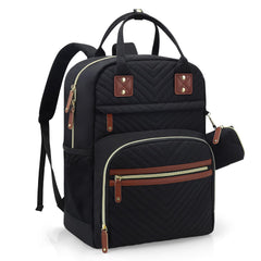 Tuwubi Diaper Bag Backpack front view with sleek, versatile design for everyday outings