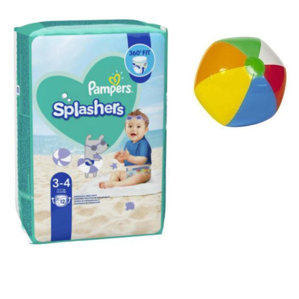 Tuyeho Splashers swim diapers with bonus pool ball for easy water play.