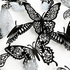 TVPHLLY easy-apply butterfly stickers for quick DIY wall transformations