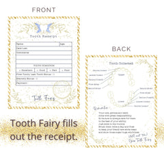 Twenty Moments of Tooth card-size close-up, 4.25x5.5 inches, portable addition to a tooth fairy kit.