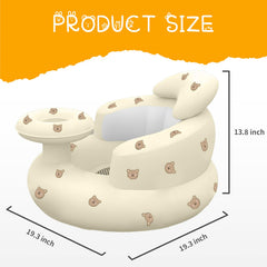 Twievo baby seat back-support provides comfortable posture for young sitters