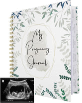 Two Little Dinos pregnancy planner cover helps first-time moms stay organized and inspired.