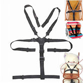 Twoworld high chair straps assembly shows quick setup for wooden chairs.
