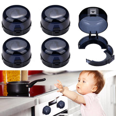 TWQA stove knob covers 5-pack on stove protect kids from knobs