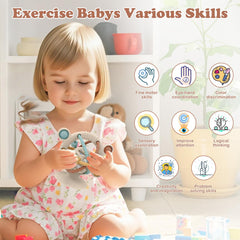 TYRY.HU baby teether suction high chair demonstrates secure play during meals