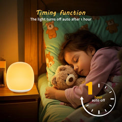 Tyute Night Light dimmable touch-control lets you adjust brightness with ease